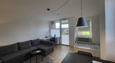 Möblierte 1-Zimmer Wohnung mit Balkon zur Zwischenmiete