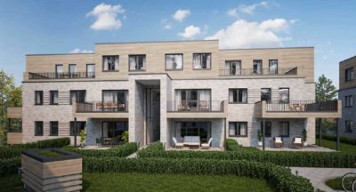 Erstbezug: Moderne 3-Zimmer-Erdgeschosswohnung mit Balkon
