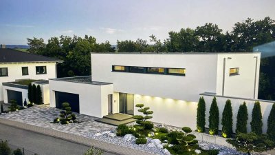 Exklusive Architektenvilla mit beheiztem Pool, Japangarten & luxuriöser Ausstattung