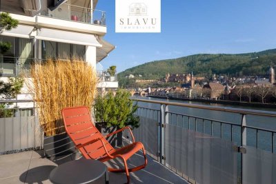 Exklusive Wohnung mit Panoramablick auf Schloss, Neckar und Altstadt