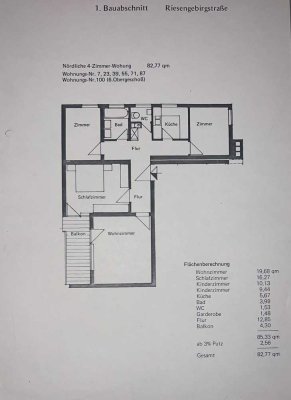 Stilvolle, modernisierte 4-Zimmer-Wohnung mit Balkon und Einbauküche in Faurndau VHB 285.000 Euro