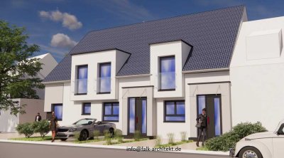 Eckhaus mit Grundstück und Keller | KfW40, A+ mit Wärmepumpe und Photovoltaik