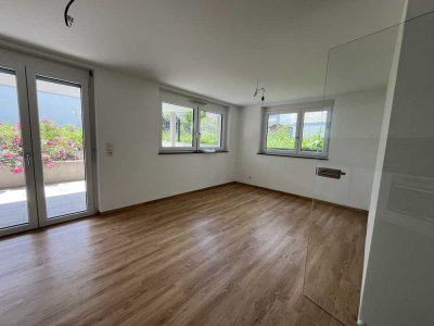 Moderne Erdgeschosswohnung mit Südterrasse – barrierefrei & zentral in Echterdingen