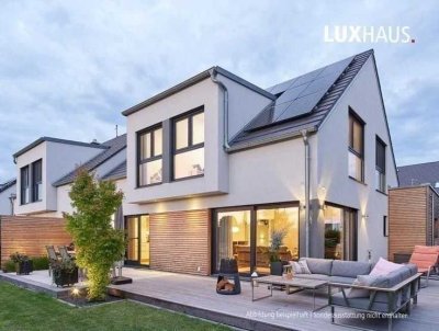 LUXHAUS DHH 161 m² inkl. Keller alles individuell planbar Schlüsselfertig 100% Wohlfühlklima