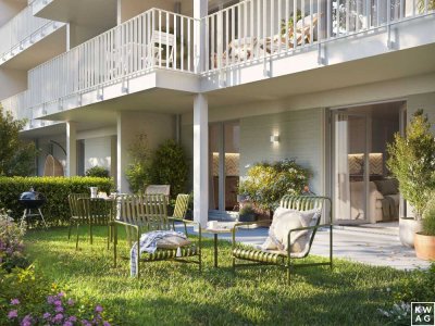 Barrierefrei: 3-Zimmer-Neubau mit Loggia,2 Bädern