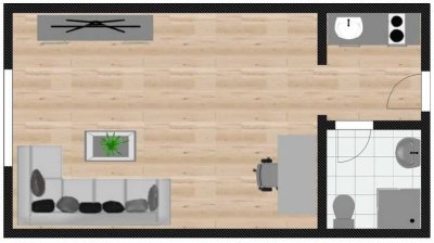 Neusanierung - Zentrales 1-Zimmer-Studentenappartment - Erstbezug - ab November