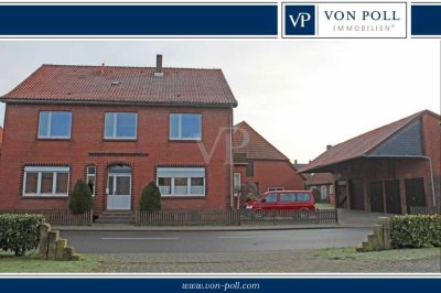 Resthof mit großem Zweifamilienhaus in Top-Zustand - viele Möglichkeiten