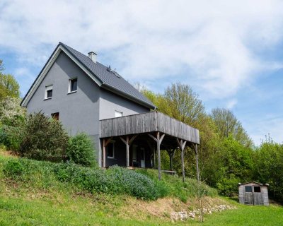 Energieeffizientes Einfamilienhaus mit Panoramablick und Wellnessbereich!