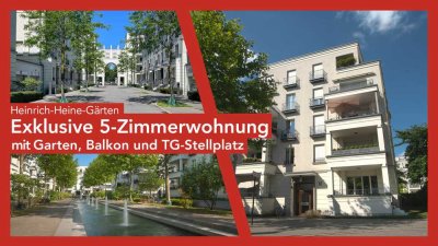 Exklusives Wohnen in Gated Community Heinrich-Heine Gärten: 5 Zimmer, Balkon, Garten & TG-Stellplatz