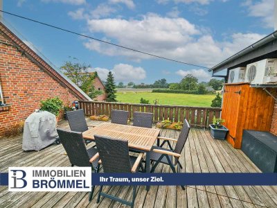 Wohnen im Grünen – stilvolle Mietwohnung mit Dachterrasse und Fernblick in Raesfeld