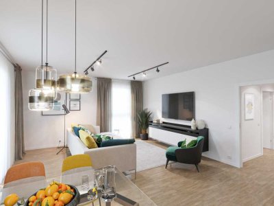 Großzügige 2-Zimmer-Wohnung mit Terrasse