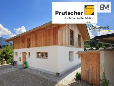 Neubau Einfamilienhaus in Massivholzbauweise im Allgäu