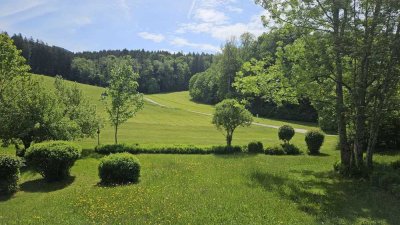 Sonnig & ruhig gelegenes Ferienhaus in den bayerischen Alpen - Fernblick, 2 Bäder