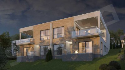 Rheinblick pur - Traumlage mit Architektenplanung