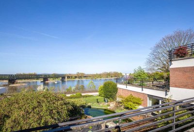 Moderne und helle Terrassenwohnung mit tollem Ausblick am Mainzer Volkspark