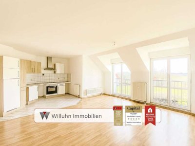 Sofort bezugsfrei - Dachgeschosswohnung I Dachspeicher I PKW-Stellplatz