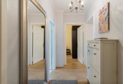 Stilvolle all inclusive möblierte 2-Zimmer-Wohnung mit Balkon im nördlichen Prenzlauer Berg