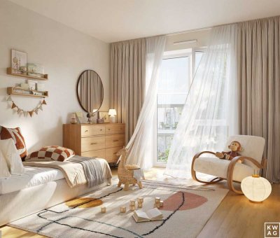 Exklusive 4-Zimmer-Wohnung mit Weitblick und Loggia im 4. Obergeschoss