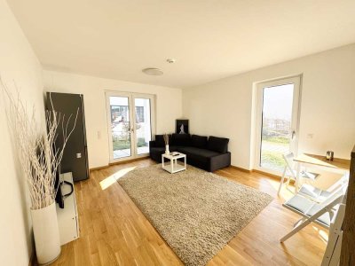 Exklusive Neubau-2-Zimmer-Wohnung im Airbus Park – Erstbezug mit Premium-Ausstattung und Garten