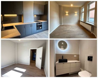 Hochwertig renovierte 2-Zimmerwohnung mit vollausgestatteter EBK + modernem Duschbad in Kiel Hassee!