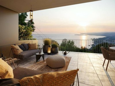 Traumhafte Terrassenwohnung mit Seesicht in Lochau, Top W04
