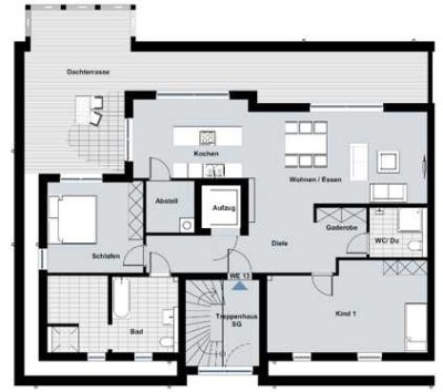 Penthouse  zur Miete - Erstbezug