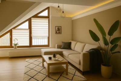 Helle 3-Zimmer Dachgeschosswohnung in Wasungen mit Garage