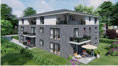Neubau von 2019, Fußbodenheizung, große Sonnen-Terrasse, Vollbad m. separater Dusche u. vieles mehr!