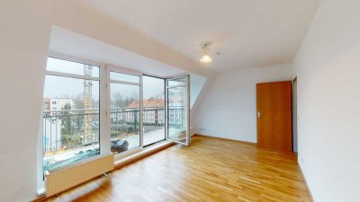 1 Zimmerwohnung mit großem Balkon in Berlin-Pankow