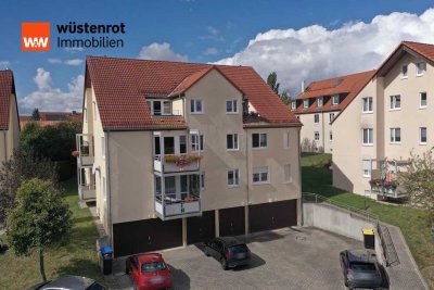 Sichere Wertanlage: Vermietete 3-Zimmer-Wohnung mit Balkon & Garage in ruhiger Lage von Nossen