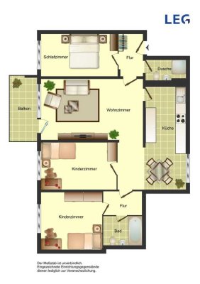 ****4 Zimmer in Steinbüchel***