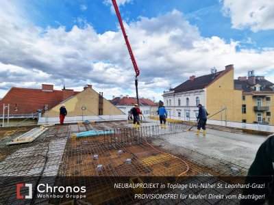 PROVISIONSFREI! Neubauprojekt - St.Leonhard! Große 4-Zimmerwohnung mit Innenhofbalkon!
