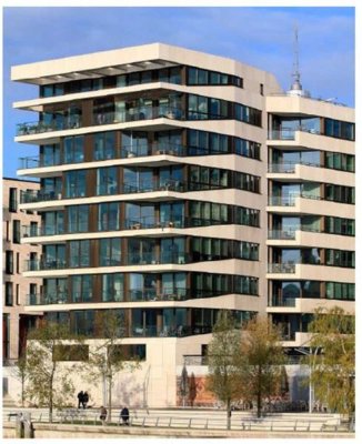 KOPIE: Hafencity - Luxus Wohnung neben Elbphilarmonie -  3. Zi. 124 m2 m. Elbblick, Balkon, Terrasse
