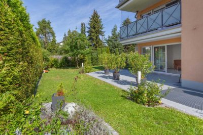 FBC - 5-Zimmer-Gartenwohnung: Ihr neuer Raum zum Leben und Arbeiten - m. Top-Ausstattung u. Lift