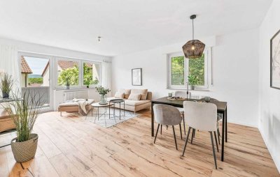 Sofort verfügbare, lichtdurchflutete 3-Zimmer-Wohnung in saniertem Zustand