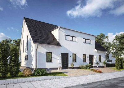 Massivhaus-Neubau in sehr ruhiger Lage von Glöbusch