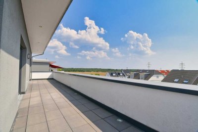 Exklusives Penthouse mit umlaufender Terrasse und gehobener Ausstattung in Kelsterbach