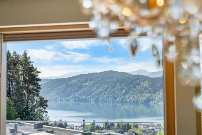 Koffer packen, einziehen &amp; herrlichen See- und Bergblick genießen! Elegantes, voll möbliertes Penthouse