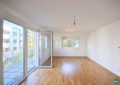 Moderne 2-Zimmer-Neubauwohnung mit Balkon in Ruhelage