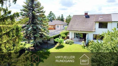 Bemerkenswertes Einfamilienhaus mit viel Entwicklungsmöglichkeit | Pool | Sauna | großer Garten