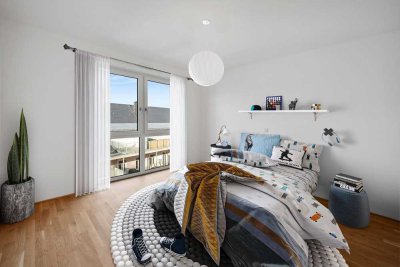 Moderne 2-Zimmer-Wohnung mit Balkon in Trier-Feyen