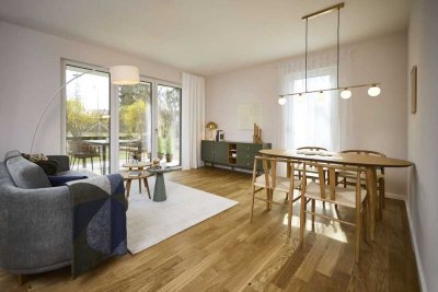 AB 48 - Traumhafte 4 Zimmer DG-Wohnung  ohne Schrägen, mit 2 Tageslichtbädern und Balkon