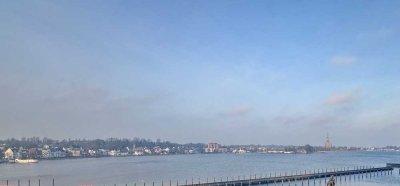 Blick auf die Schlei! 2-Zi Wohnung / neue Küche/ Loggia/ Garage
