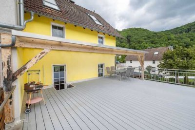 Modernisiertes Landhaus direkt an der Wied