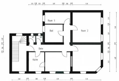 Helle, geräumige 4-5-Zimmer Wohnung in Wanheimerort Süd