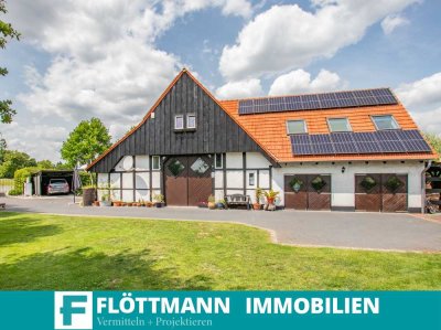 Modernisierter Resthof mit ca. 300 m² Wohn-/Nutzfläche in Alleinlage