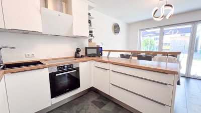 Ihr neuer Lebensraum: Stilvolle Gartenwohnung ohne Stufen