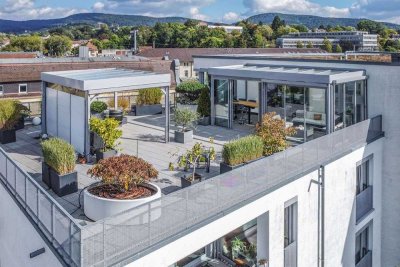 EXKLUSIVES WOHNEN ÜBER DEN DÄCHERN DER STADT - URBANER LUXUS TRIFFT WOHLFÜHLOASE