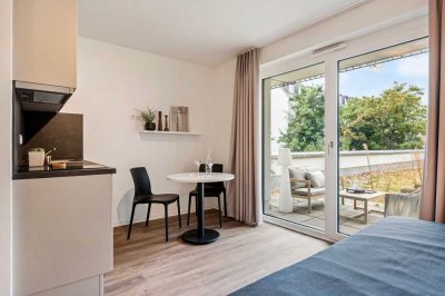 Charmante vollmöblierte Terrasse-Wohnung in Leipzig mit exzellenter Anbindung