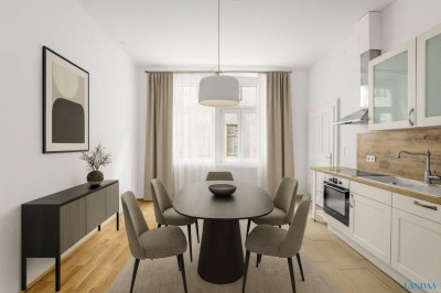 ++NEU++ Altbau-Juwel am Rennweg: Erstbezug - helle 3 Zimmer Wohnung! Top-Anbindung &amp; Infrastruktur